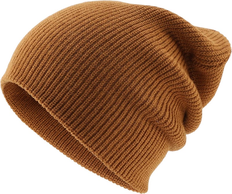 Connectyle Classic Double Layer Knit Beanie Hat Warm Thick Acrylic Winter Hats Daily Cuffed Beanies Watch Hat for Men Women - Image 3